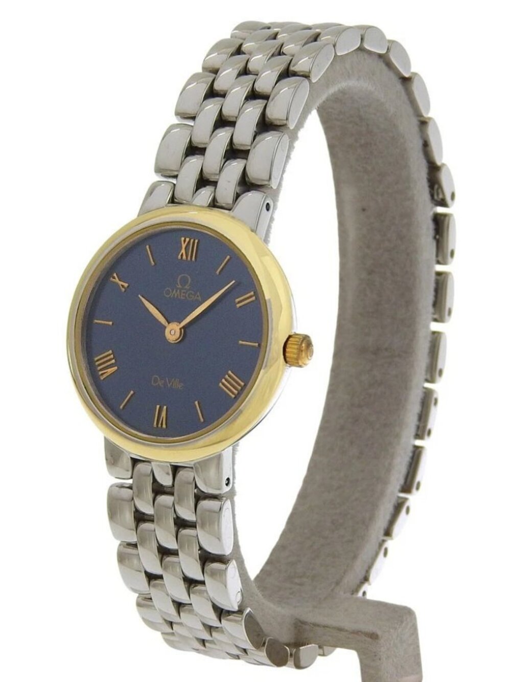 OMEGA De Ville Watches 7261.83 blackDial Stainless Steel Quartz Analog dis...